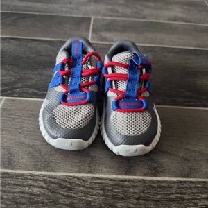 Toddler New Balance Gray and Blue Sneakers